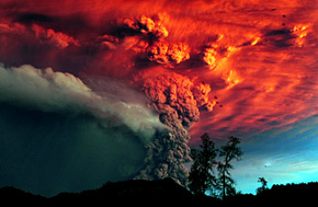 Vulcao Puyehue, no sul do ChileFoto: Divulgação
