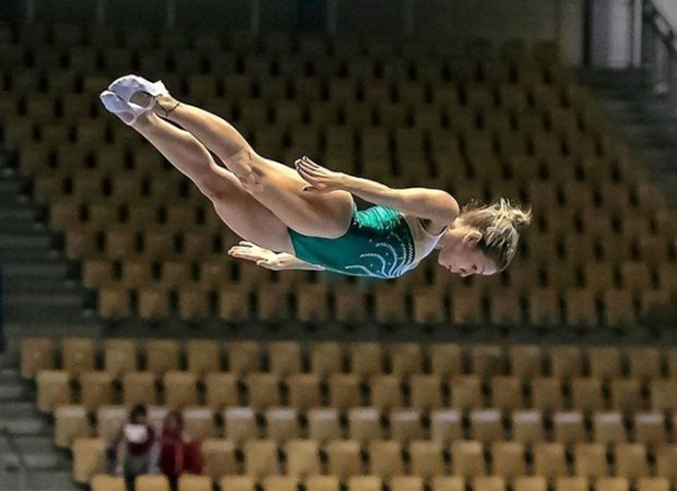 Brasileira avança à semifinal do Mundial de Ginástica de Trampolim Divulgação