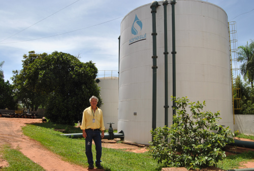 Supervisor da Sanesul de Amambai, Enedir Viana. Foto: Moreira Produções.