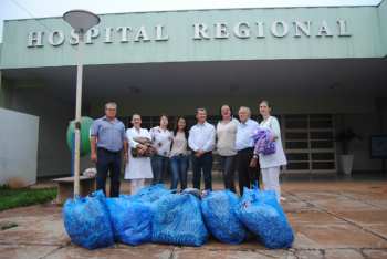 Rotary doa mantas para Hospital Regional de Amambai Rotary doa mantas para Hospital Regional de Amambai