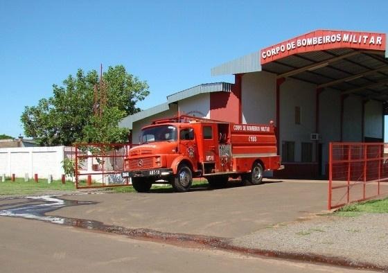 O fogo foi contido em apenas um cômodo / Foto: Conesul News