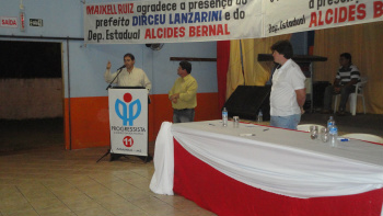 Deputado Estadual Alcides Bernal, durante encontro em AmambaiFoto: Divulgação