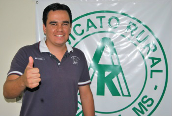 O presidente do Sindicato Rural de Amambai, Diogo Peixoto da Luz.