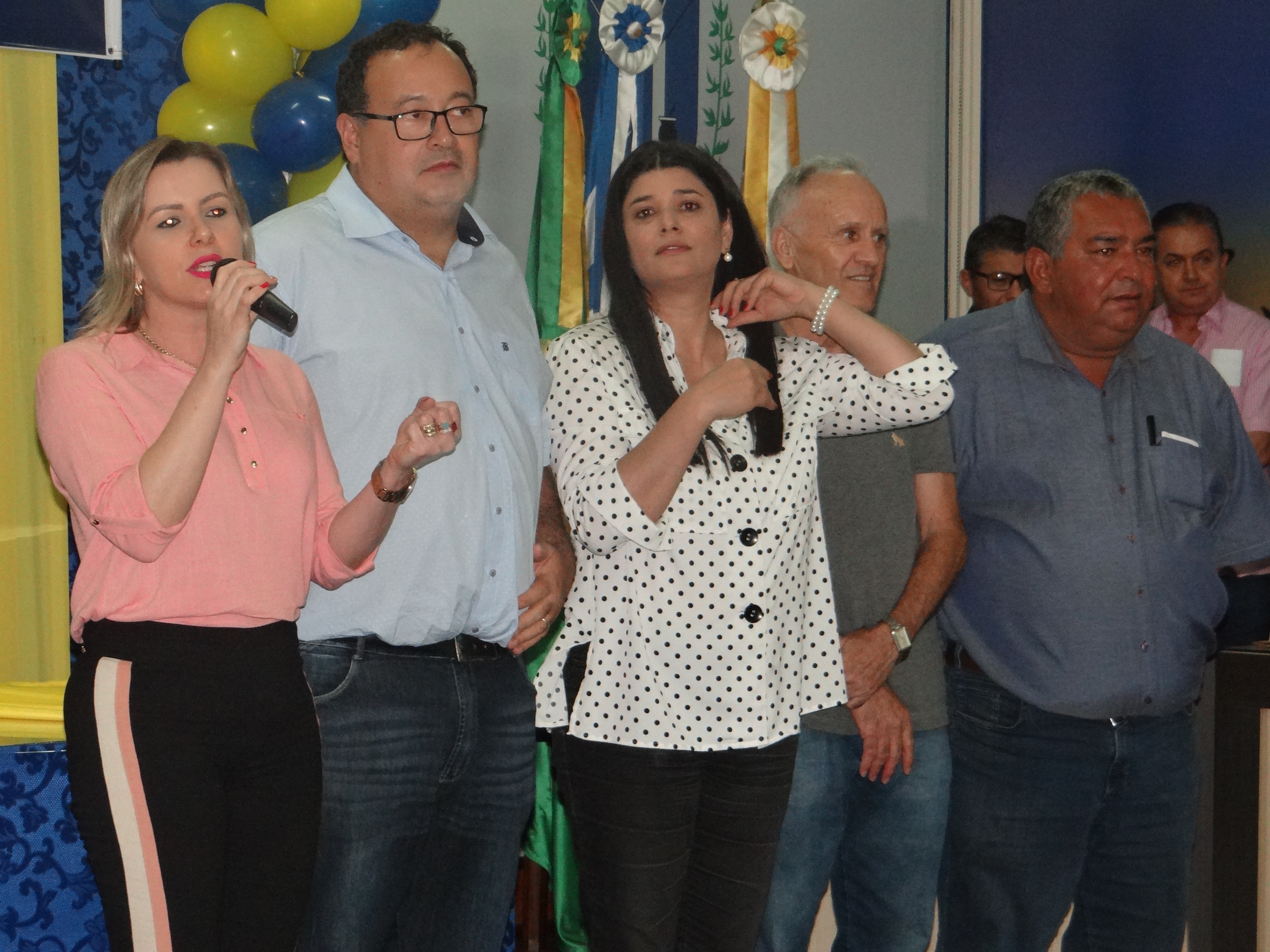 Presidente do legislativo, vereadora Janete destaca a presença da deputada Rose Modesto e dos novos filiados / Foto: Moreira Produções