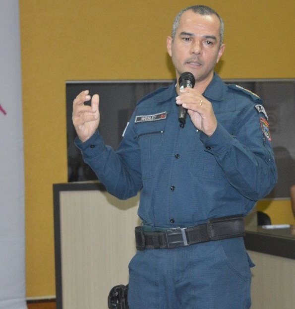 Comandante da 3ª CIPM em Amambai, tenente-coronel Wesley Freire Araújo / Foto: Moreira Produções