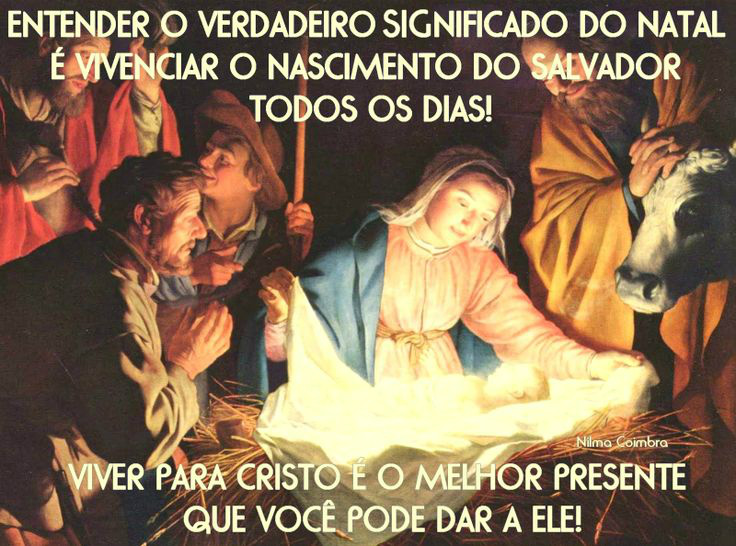 O verdadeiro significado de Natal: Cristo, o Deus encarnado que veio para  nos salvar, PDF, Natal