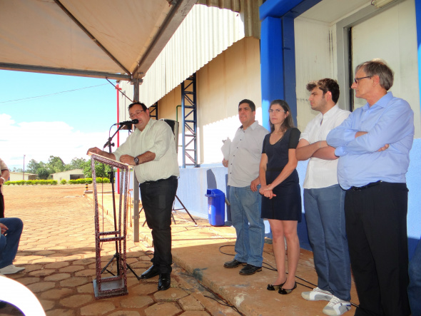 Autoridades e empresários prestigiam inauguração de frigorífico em Amambai Vice-prefeito de Amambai, Dr. Bandeira / Foto: Moreira Produções