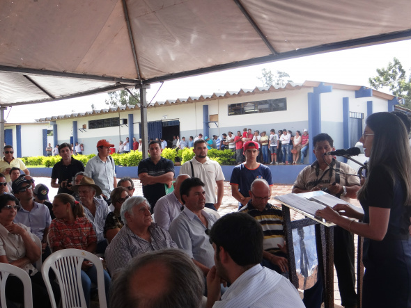 Autoridades e empresários prestigiam inauguração de frigorífico em Amambai Empresária Cássia Lorenzetti / Foto: Moreira Produções