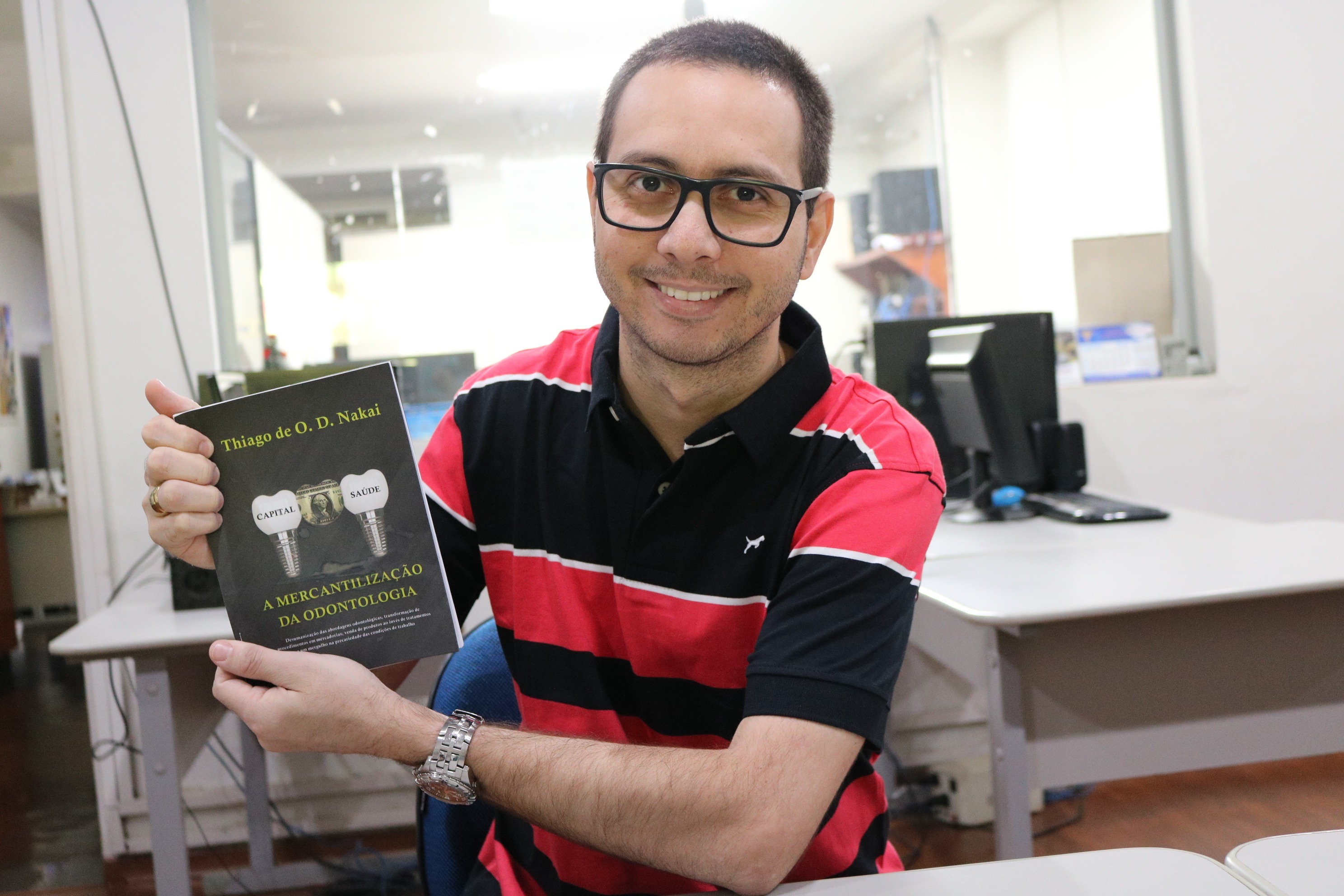 Thiago Nakai lança livro sobre experiência e pesquisa no setor. (foto - Flávio Verão)