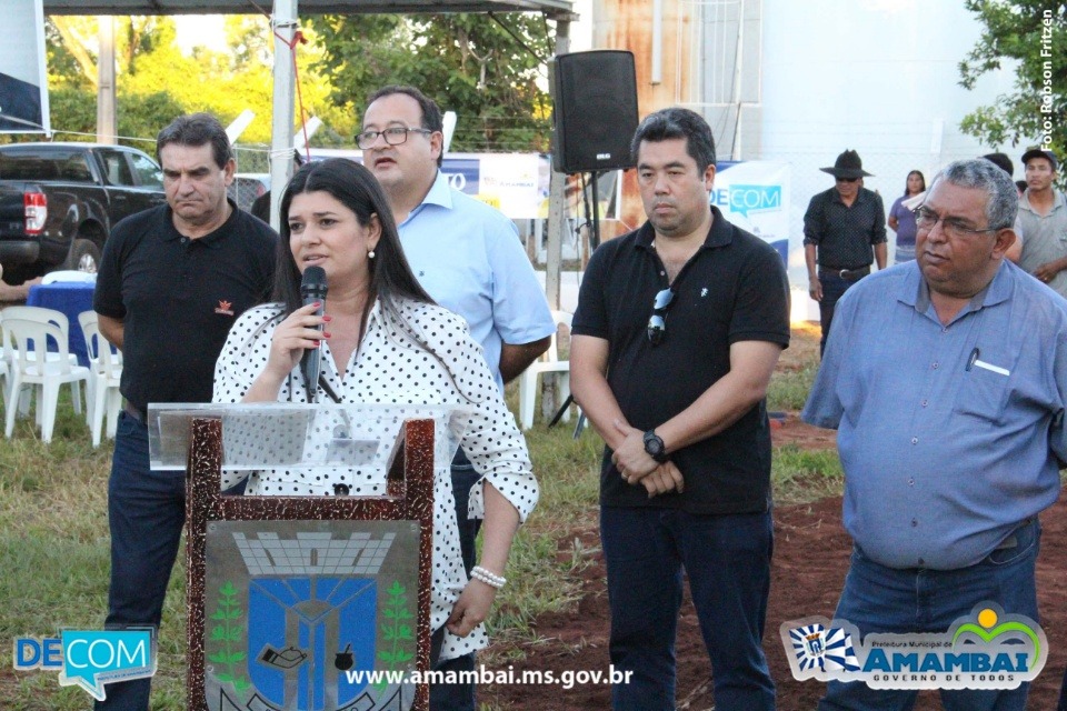 Ampliação do abastecimento de água na aldeia Amambai foi inaugurada Deputada federal Rose Modesto (PSDB) / Foto: Decom