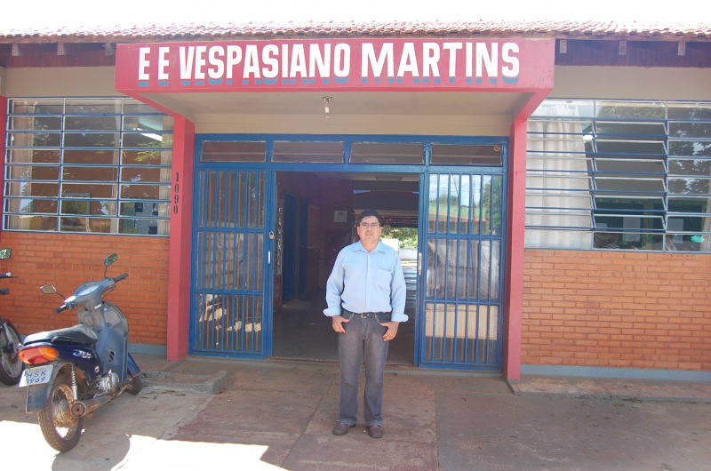 Diretor da Escola Estadual Vespasiano Martins, José Carlos Silva.