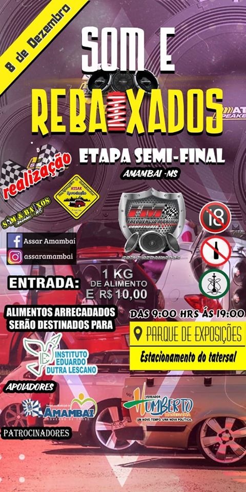 Agenda de eventos para Amambai e região