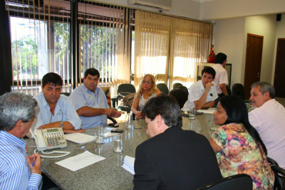 Fetems em reunião com o governo na tarde de quinta-feira (5) / Foto: Divulgação