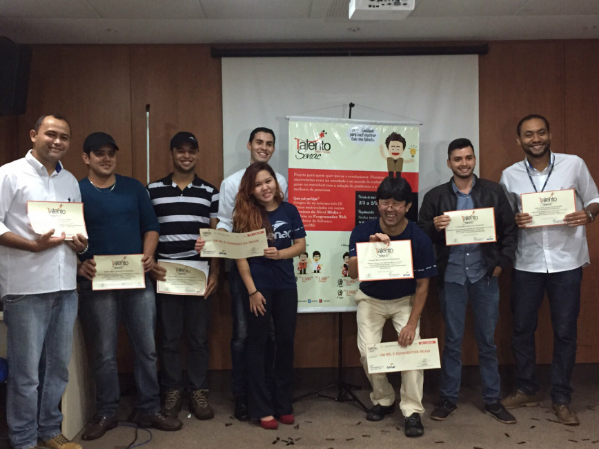 Senac premia talentos profissionais em unidades de MS Senac premia talentos profissionais em unidades de MS