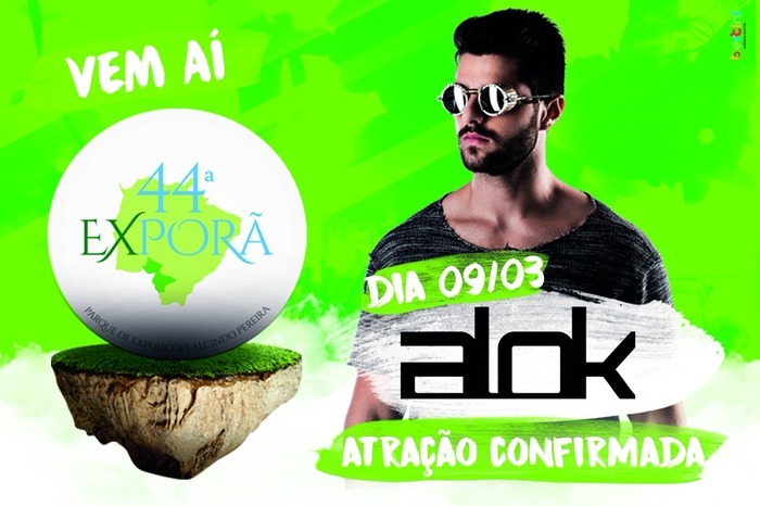 DJ Alok em primeiro no TOP 50 Brasil vai animar 44ª Exporã DJ Alok em primeiro no TOP 50 Brasil vai animar 44ª Exporã