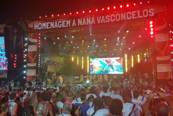 Homenagem a Naná Vasconcelos emociona público na abertura do carnaval do Recife Foto: Divulgação