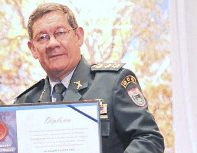 Morre o ex-comandante da Polícia Militar Geraldo Garcia Orti Morre o Coronel Orti, em Campo Grande (Foto: Divulgação)