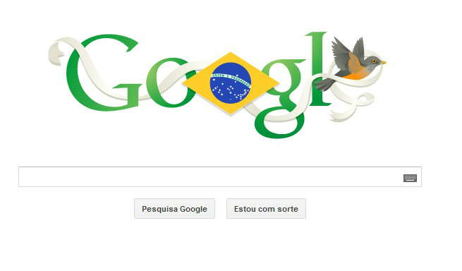 Independência do Brasil é comemorada com Doodle do Google