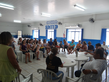 Reunião com vereadores, realizada  no dia 03 de fevereiro, na sede do Simted de AmambaiFoto: Assessoria