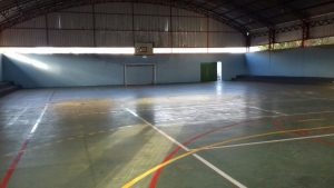 Paranaíba recebe 49 times para Jogos Escolares de Basquete e Voleibol Uma das quadras em que acontecerão os jogos.Foto: Divulgação