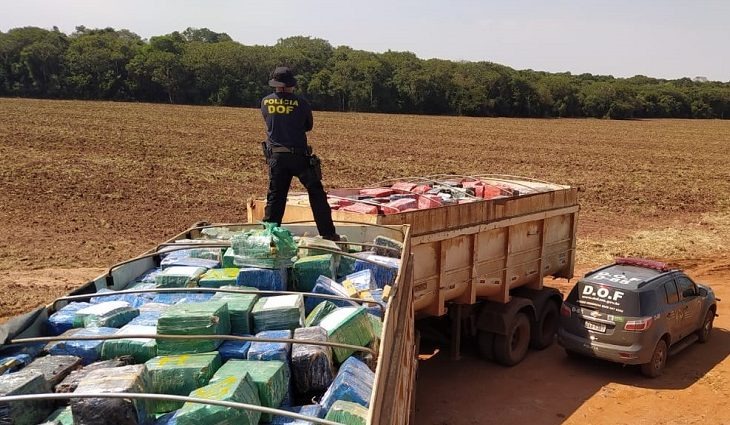 Apreensões de drogas batem recorde em MS e ultrapassam 707 toneladas em 2020 Foto: Divulgação