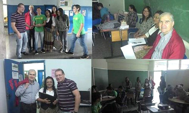 Professores mexicanos visitam escola e elogiam sistema estadual de ensino