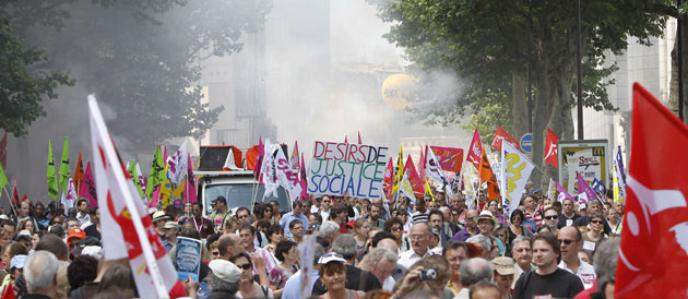A Europa vai às ruas