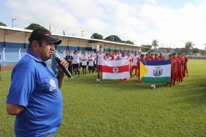 Prefeito Roberto Nem durante etapa de Itaquiraí (Foto Edson Ribeiro)