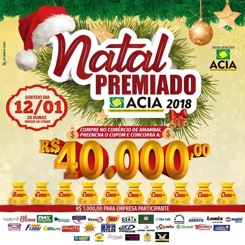 Comércio amambaiense aposta em promoções para atrair clientes neste final de ano