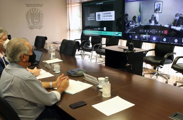 Reunião foi realizada por videoconferência / Foto: Chico Ribeiro
