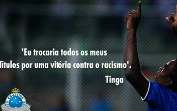Dilma lamenta ato racista contra jogador Tinga em jogo no Peru Em seu perfil no Facebook, o jogador Tinga lamentou o ocorrido e reforçou a importância do combate ao racismo