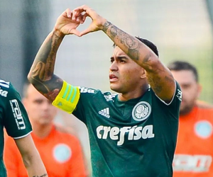 Dudu comemora seu gol, que encerra a pior fase ruim do Verdão até aqui no ano - Foto: Agência Palmeiras