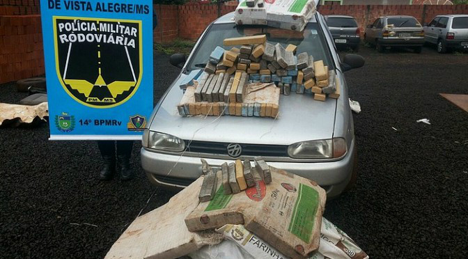 PMR apreende mais de 300kg de maconha em Maracaju