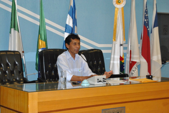 Conselho Distrital de Saúde Indígena realiza semana de reuniões em Amambai Presidente do Conselho Distrital de Saúde Indígena do MS, Fernando Souza. Foto: Moreira Produções.