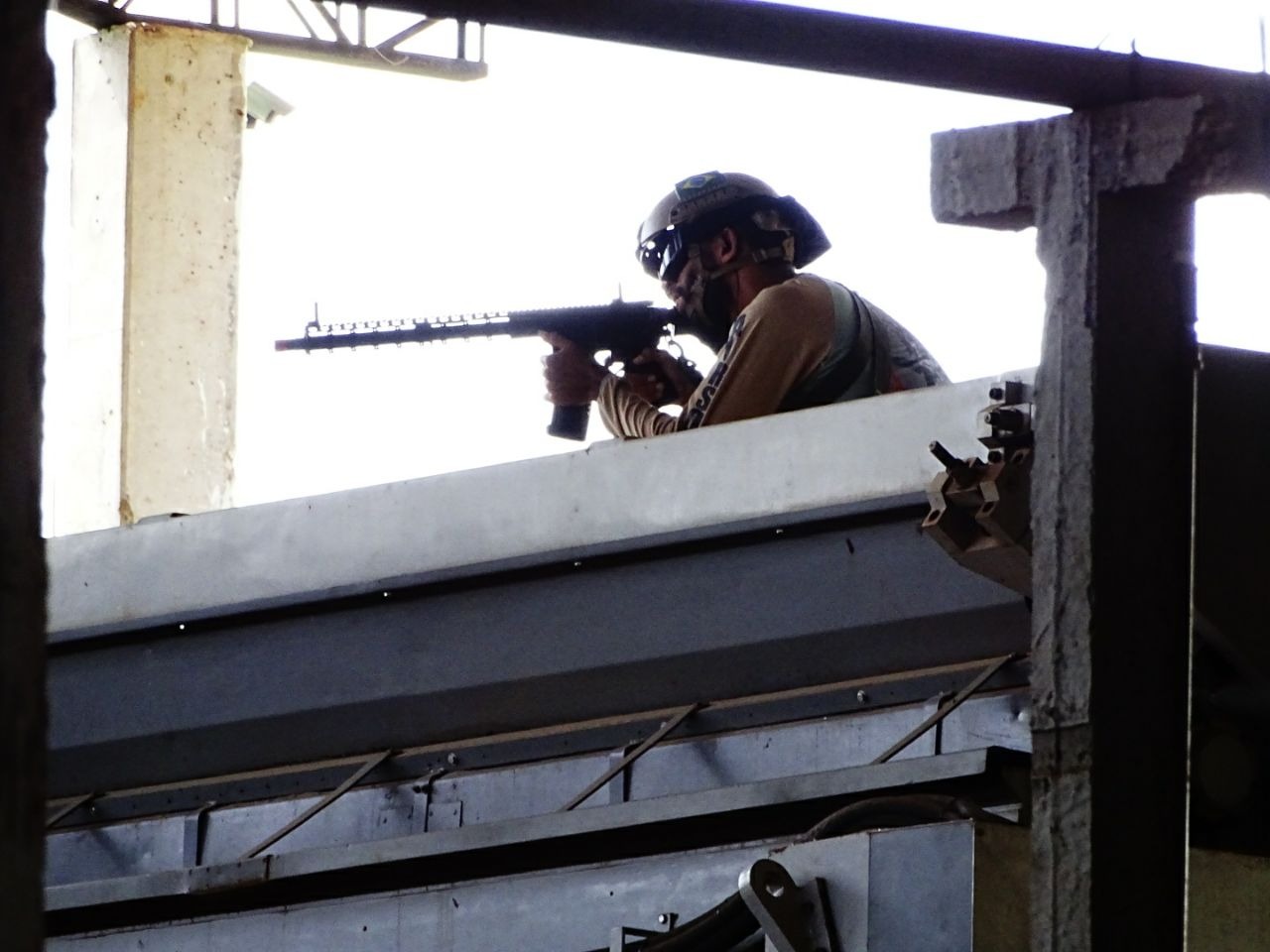 Airsoft: um esporte de aventura que vem ganhando adeptos em Amambai Equipamento de proteção é obrigatório