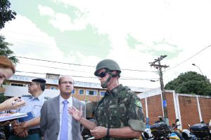 Operação com suporte do Exército é realizada em complexo penitenciário Foto: Divulgação