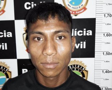 Um morre e três ficam feridos por ataques de faca em Amambai nesse fim de semana Ismael Areve foi preso por ter assassinado um jovem de 19 anos com uma faca / Foto: Divulgação