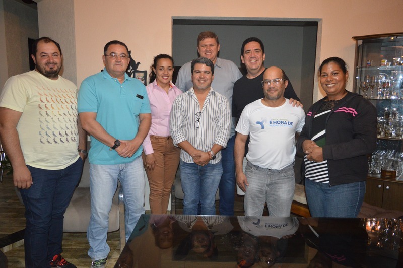 Membros da Executiva Municipal do Podemos de Amambai / Foto: Moreira Produções
