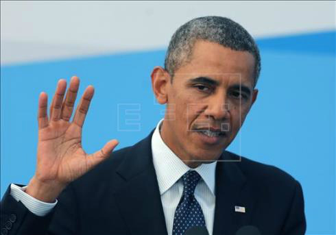 O presidente dos Estados Unidos, Barack Obama, e funcionários do alto escalão do governo mudaram ontem para um tom mais conciliador a problemática na Síria. EFE/Arquivo 