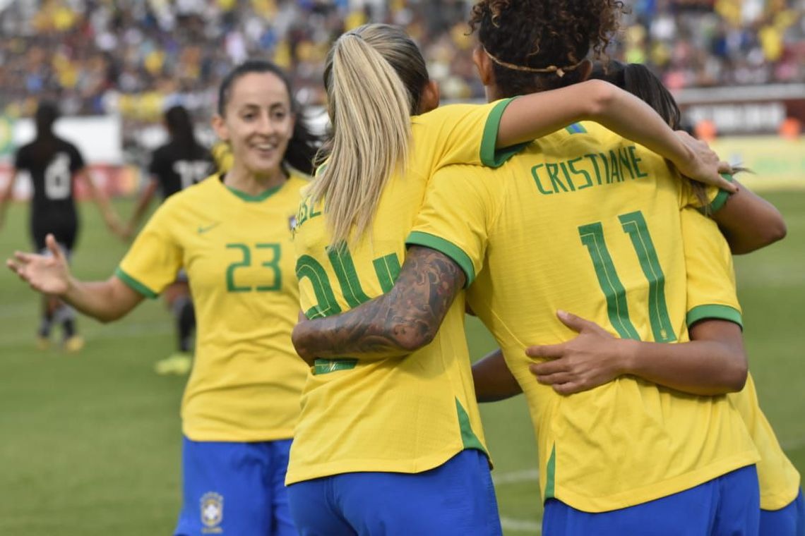 Seleção feminina aumenta série invicta e encerra 2019 com vitória Alexandre Loureiro/CBF