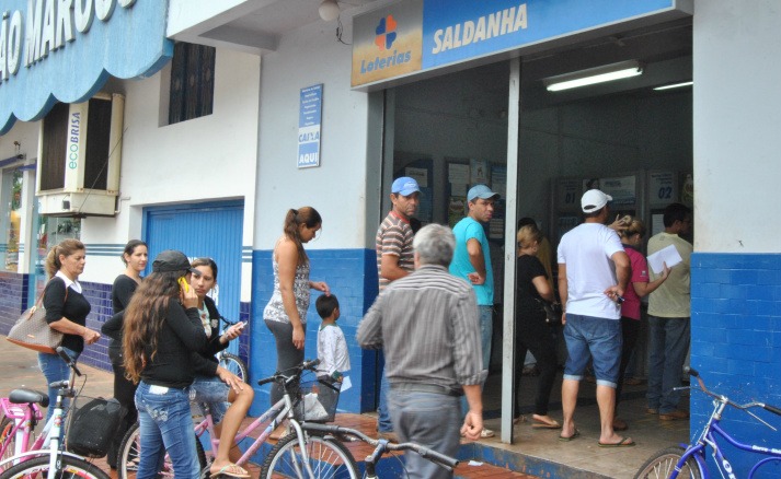 A aposta foi feita na Lotérica Saldanha / Foto: Arquivo Moreira Produções
