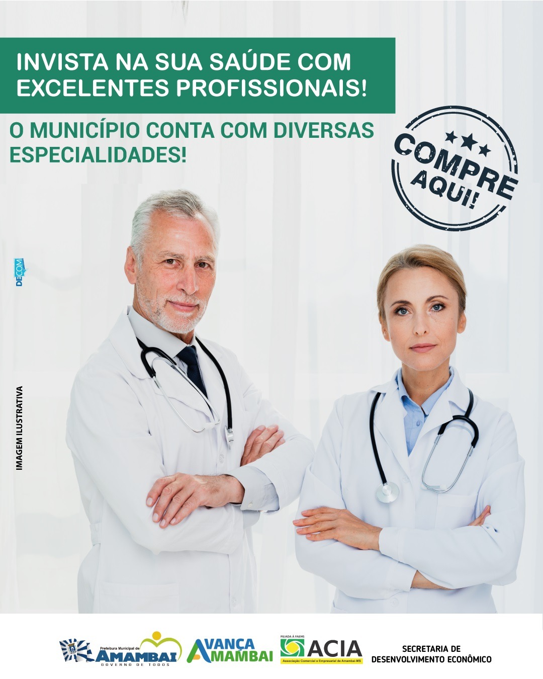 Prefeitura lança campanha "Compre Aqui" para fortalecer comércio local