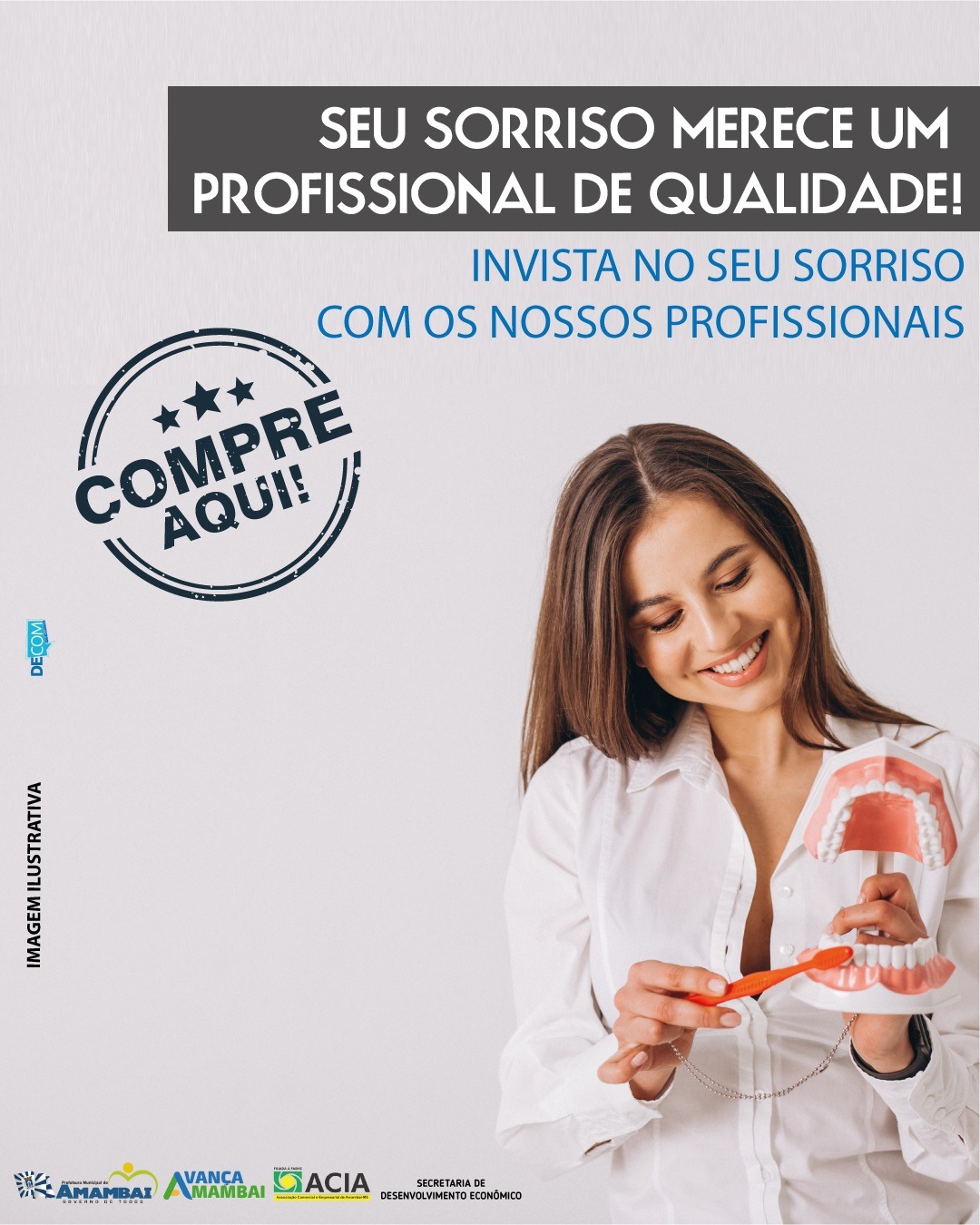 Prefeitura lança campanha "Compre Aqui" para fortalecer comércio local