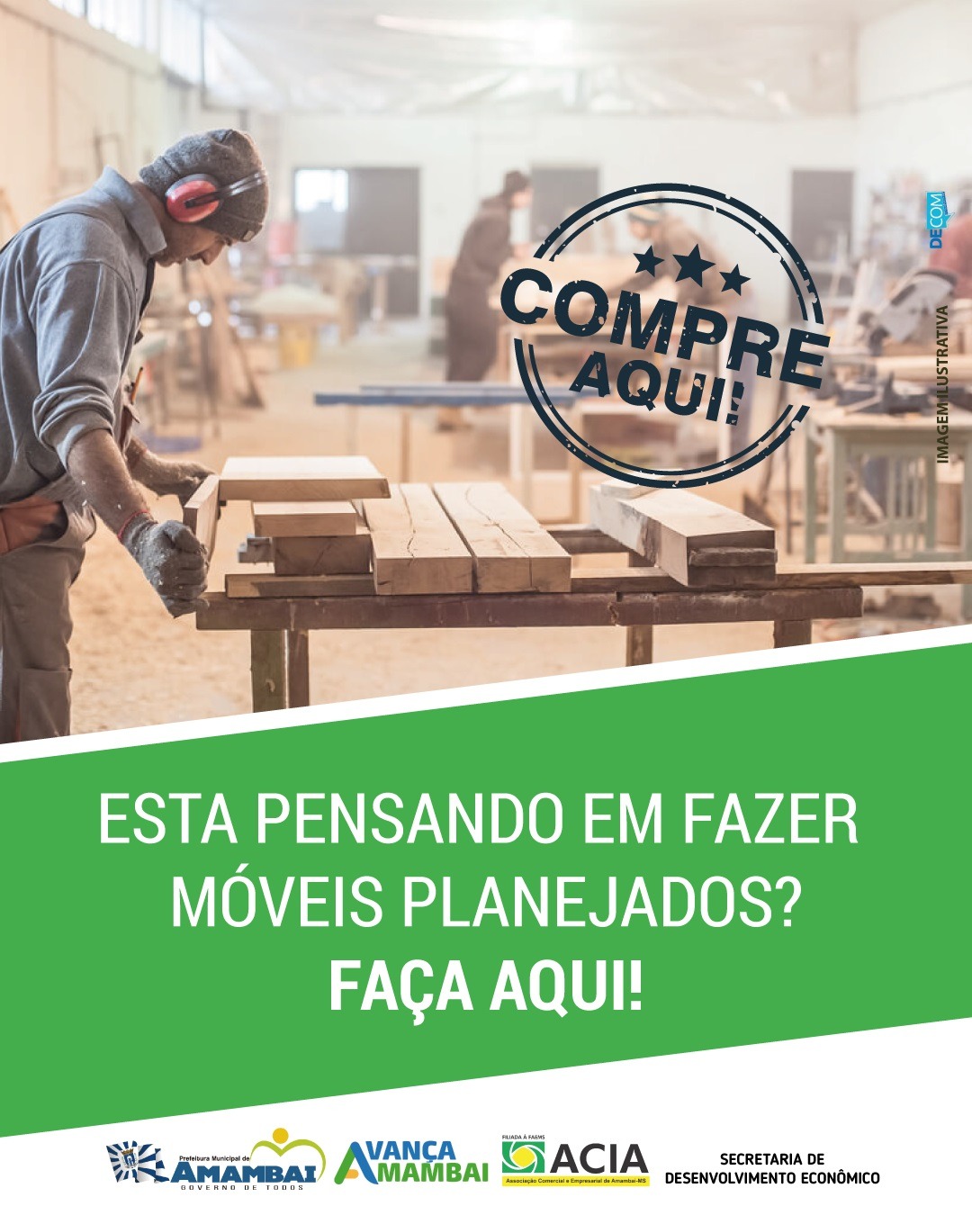 Prefeitura lança campanha "Compre Aqui" para fortalecer comércio local