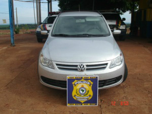 Carro roubado em Tocantins é recuperado pela PRF em MS
