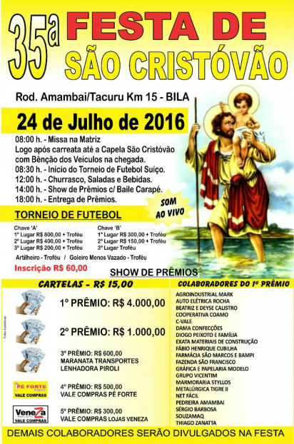 Agenda de eventos para Amambai e região Agenda de eventos para Amambai e região
