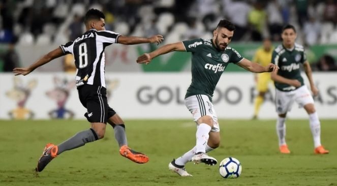 Botafogo vem de um empate contra o Palmeiras (Foto: Globo Esporte)