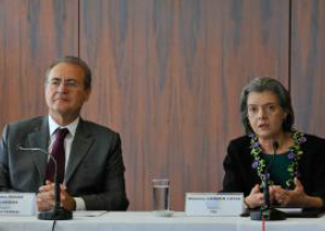 Maioria do TSE vota a favor da criação do partido PROS No julgamento, votaram a favor da criação do partido os ministros Laurita Vaz, Henrique Neves, Castro Meira, Gilmar Mendes e Cármem Lúcia (Antonio Cruz/ Agência Brasil )
