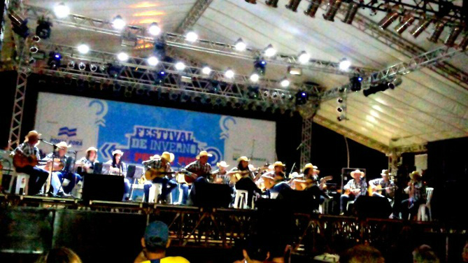 Participação no 1º Festival de inverno de Ponta Porã.