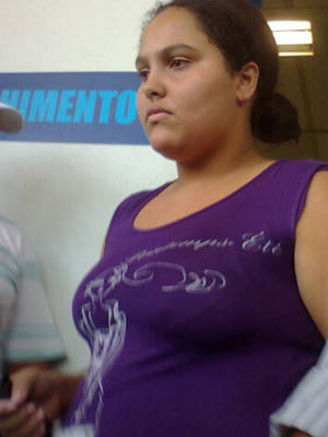 Renata Lima, de 13 anos recebeu alta nesta tarde.